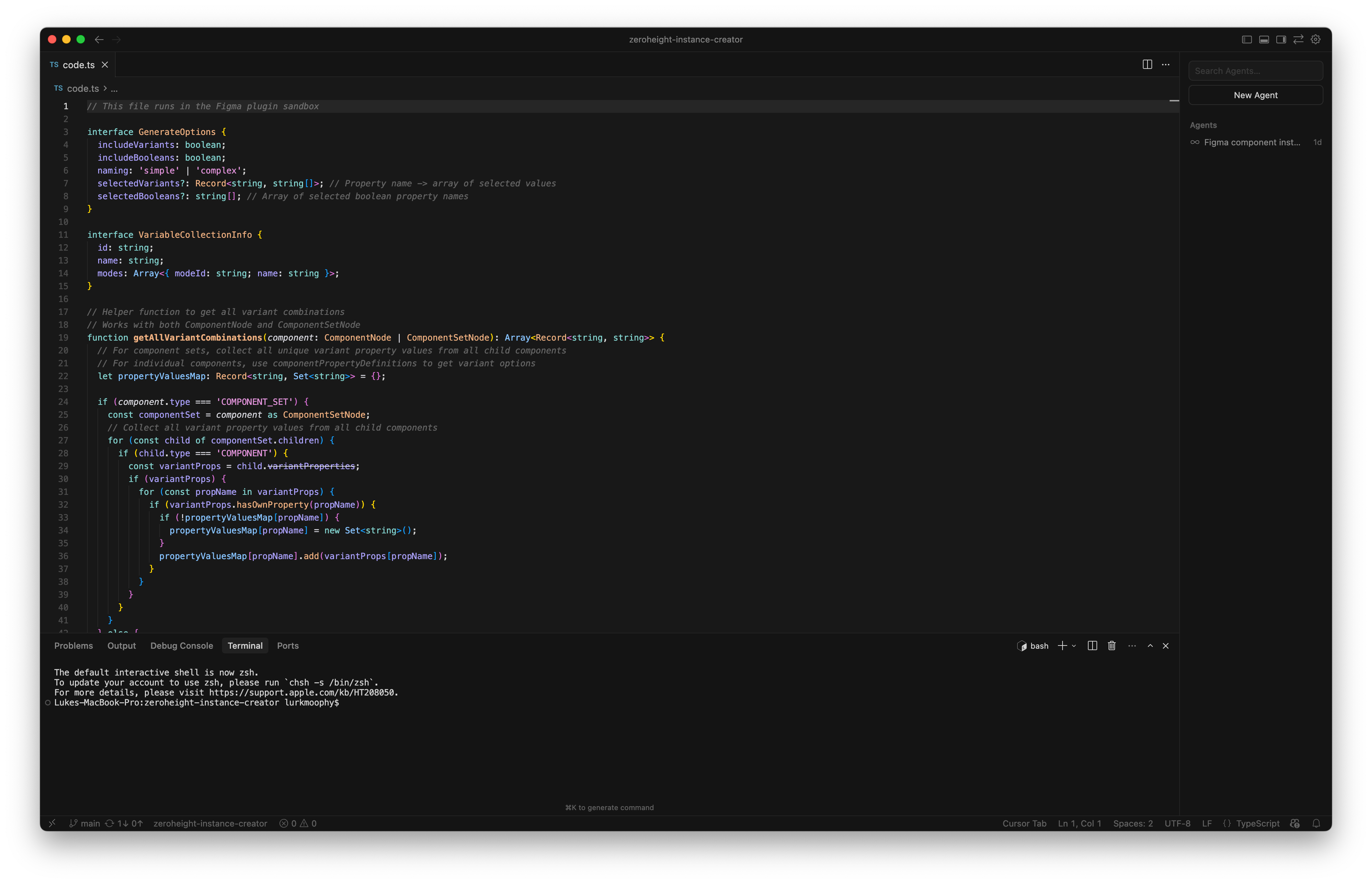 The code for the Figma plugin